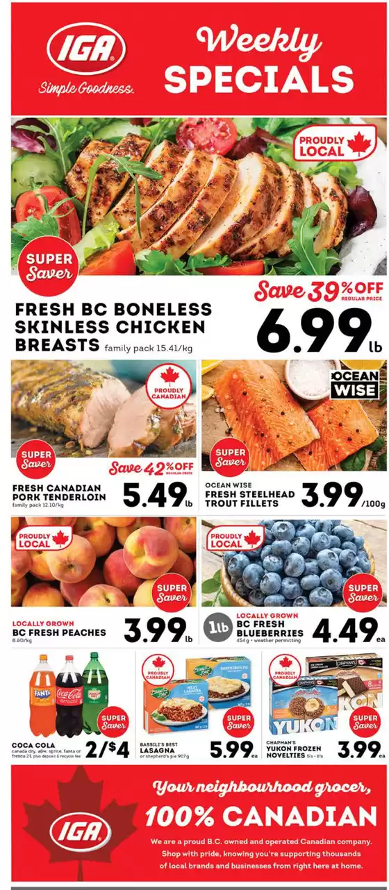 Weekly specials 