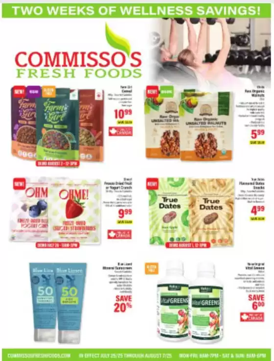 Two week of wellness savings