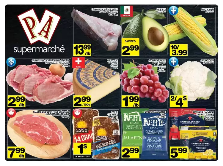 Spéciaux de la semaine
