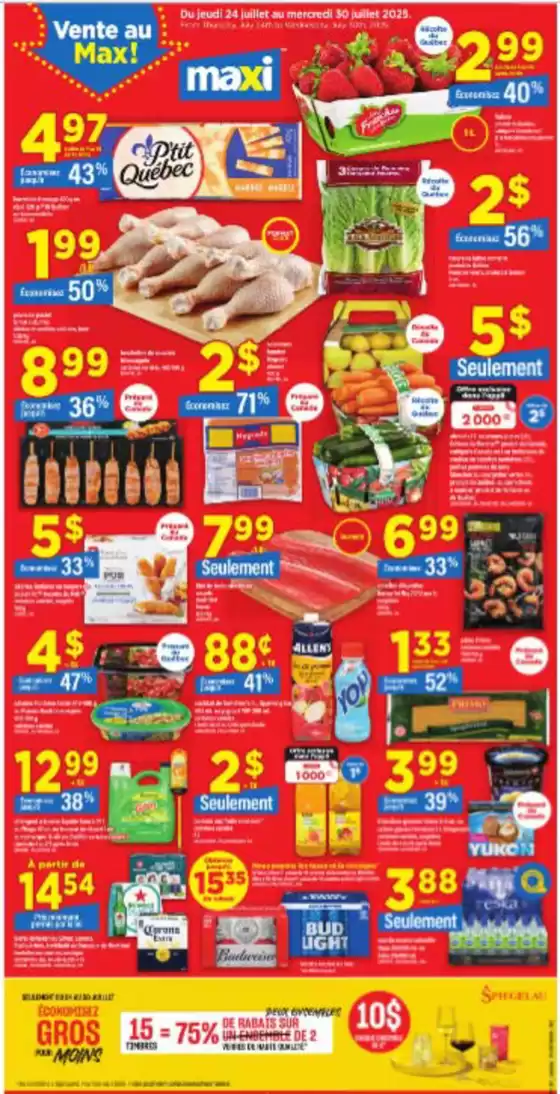 Vente au Max!