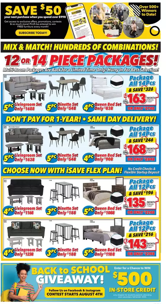 Weekly flyer 