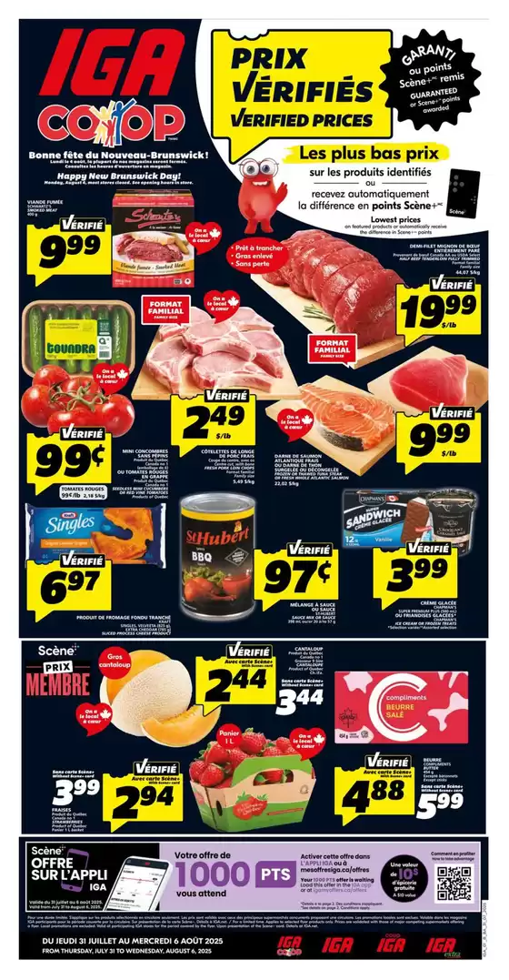 IGA Extra catalogue in Montréal-Est | Our best deals for you | 2025-07-31T00:00:00.000Z - 2025-08-06T00:00:00.000Z