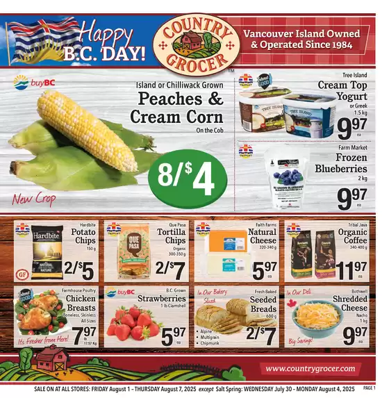 Country Grocer catalogue in Lethbridge | Attractive special offers for everyone | 2025-08-01T00:00:00.000Z - 2025-08-07T00:00:00.000Z