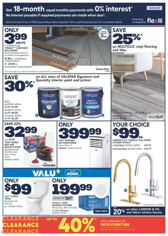 Exclusive deals and bargains
