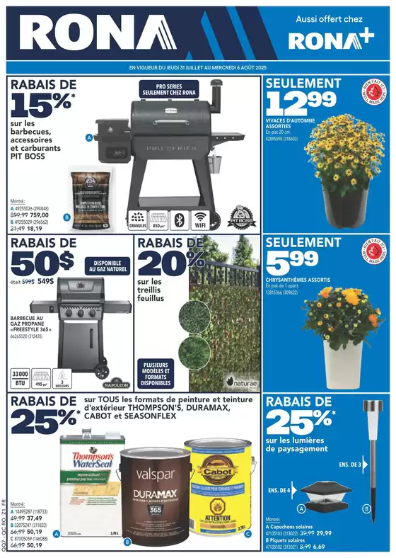 RONA catalogue in Markham | New offers to discover | 2025-07-31T00:00:00.000Z - 2025-08-06T00:00:00.000Z