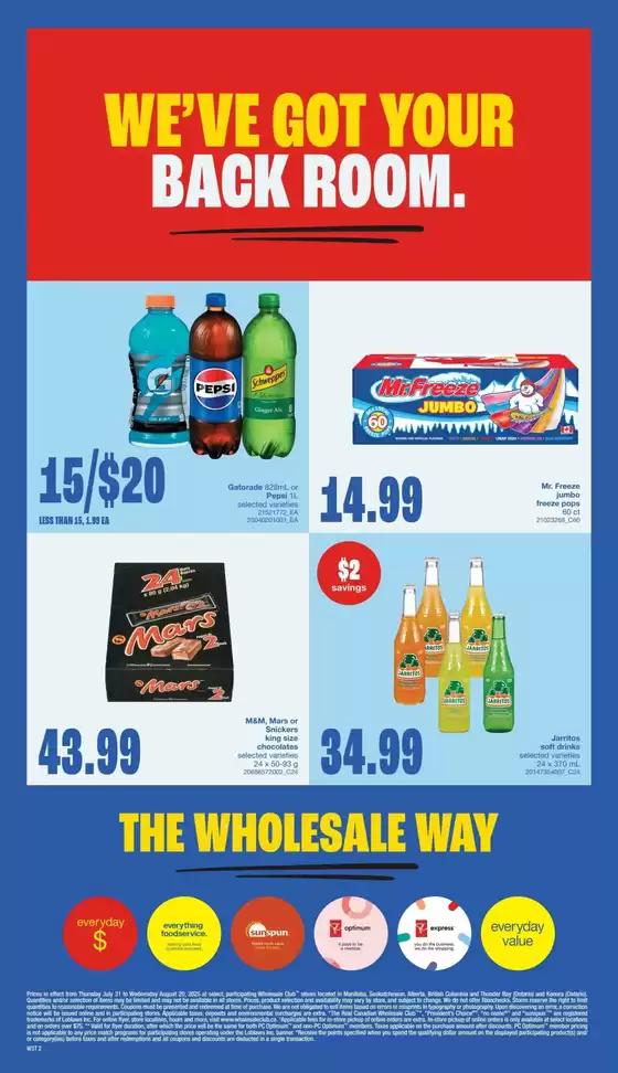 Discounts and promotions
