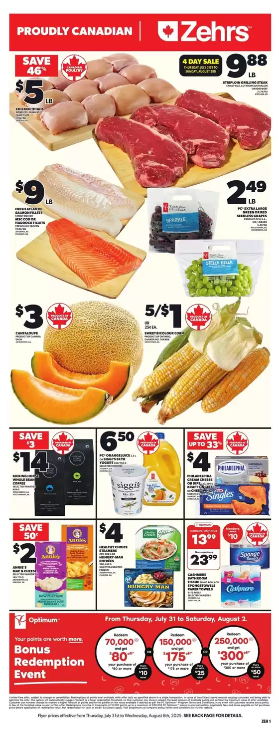 Zehrs Markets weeky flyer