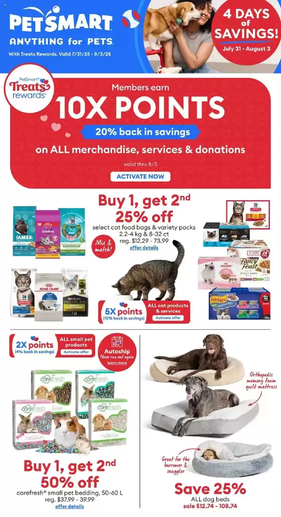 Petsmart catalogue in Markham | Petsmart weekly flyer | 2025-07-31T00:00:00.000Z - 2025-08-03T00:00:00.000Z