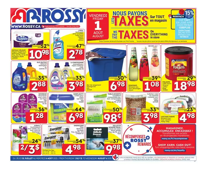 Rossy catalogue in Kingston | Offers for bargain hunters | 2025-07-31T00:00:00.000Z - 2025-08-06T00:00:00.000Z