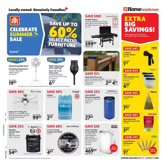 Home Hardware catalogue in Halifax | New offers to discover | 2025-07-31T00:00:00.000Z - 2025-08-13T00:00:00.000Z