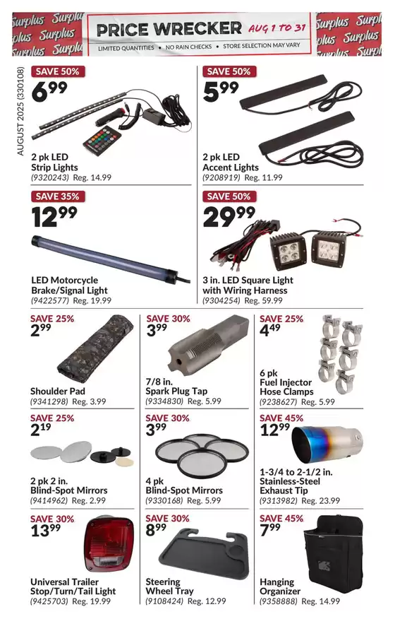 Exclusive deals and bargains