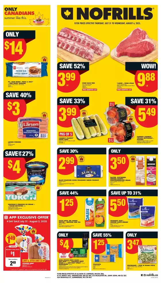 No Frills Weekly ad