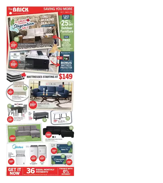 The Brick catalogue in Vancouver | Our best bargains | 2025-07-31T00:00:00.000Z - 2025-08-14T00:00:00.000Z