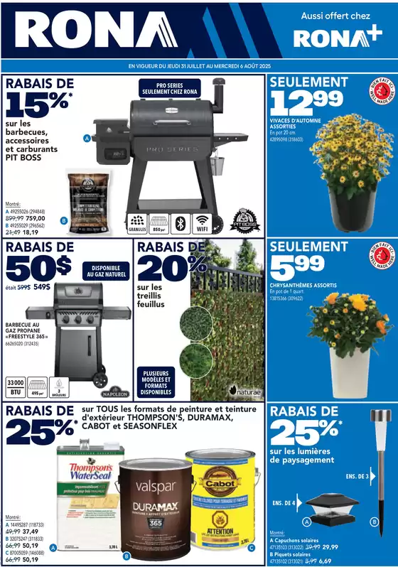 Réno Dépôt catalogue in Saint-Hyacinthe | En vigueur du jeudi 31 juillet au mercredi 6 août 2025 | 2025-07-31T00:00:00.000Z - 2025-08-06T00:00:00.000Z