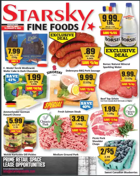 Starsky catalogue in Oakville | Weekly flyer  | 2025-07-31T00:00:00.000Z - 2025-08-06T00:00:00.000Z