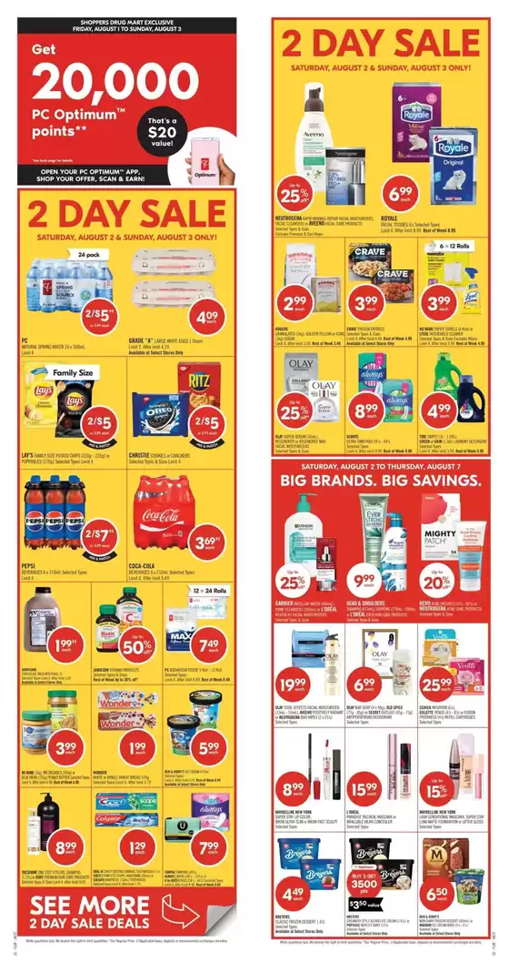 Shoppers Drug Mart catalogue in Regina | Shoppers Drug Mart Weekly ad | 2025-08-02T00:00:00.000Z - 2025-08-07T00:00:00.000Z