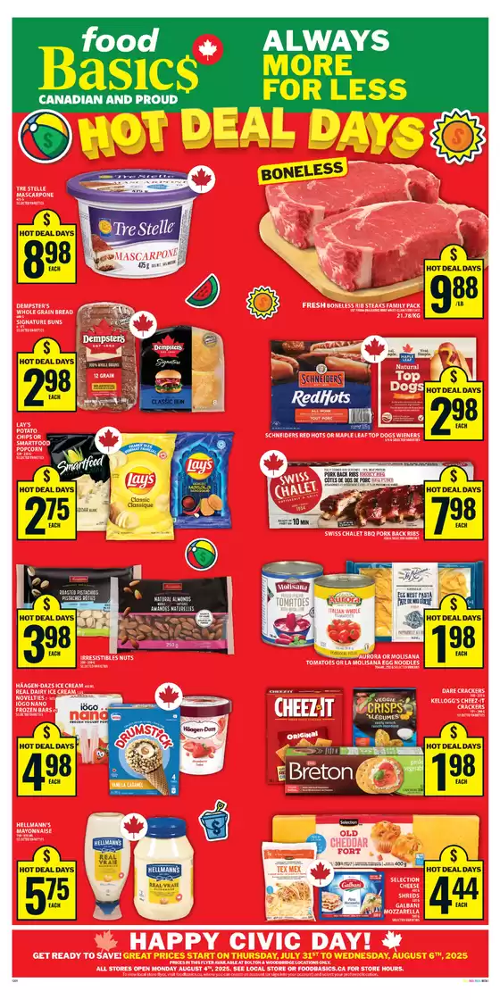 Current special promotions