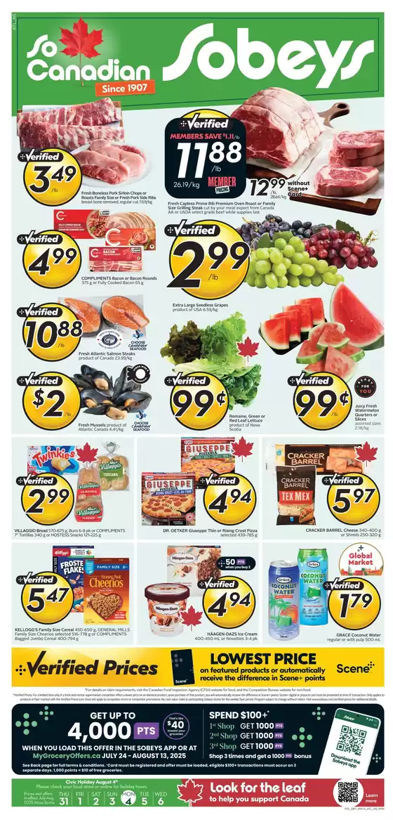 Current special promotions