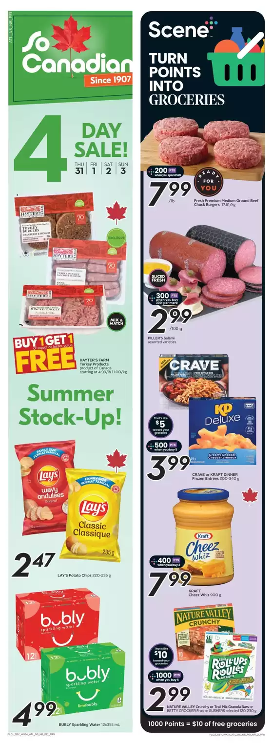 Current special promotions