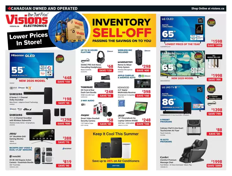 Visions Electronics catalogue in Milton | Flyer | 2025-08-01T00:00:00.000Z - 2025-08-07T00:00:00.000Z