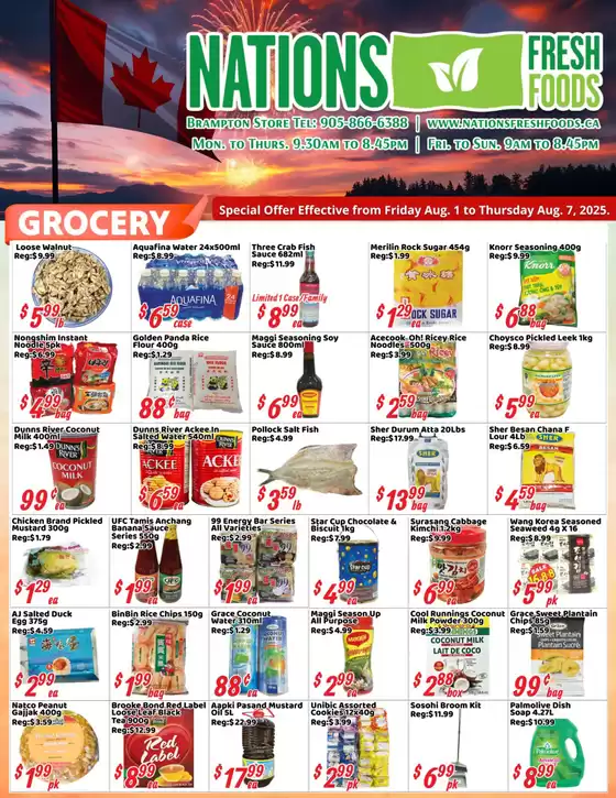 Oceans Fresh Food Market catalogue in Laval |  Summer Steals Are Here | 2025-08-01T00:00:00.000Z - 2025-08-07T00:00:00.000Z