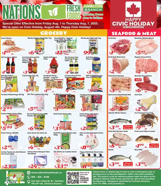 Nations Fresh Foods catalogue | Hot deals, limited time! | 2025-08-01T00:00:00.000Z - 2025-08-07T00:00:00.000Z
