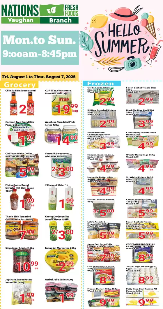 Nations Fresh Foods catalogue in Barrie | Hello summer  | 2025-08-01T00:00:00.000Z - 2025-08-07T00:00:00.000Z