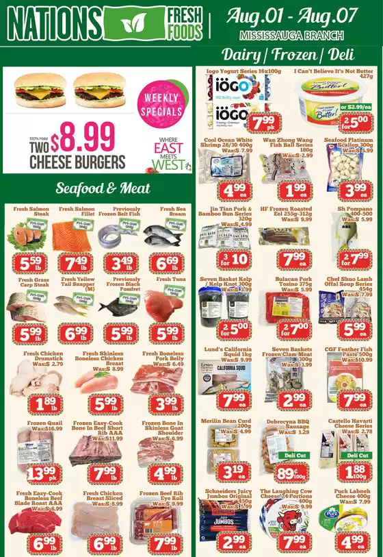 Nations Fresh Foods catalogue in Barrie | Weekly specials  | 2025-08-01T00:00:00.000Z - 2025-08-07T00:00:00.000Z