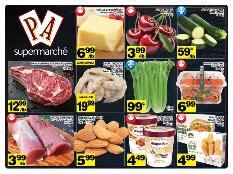 Spéciaux de la semaine