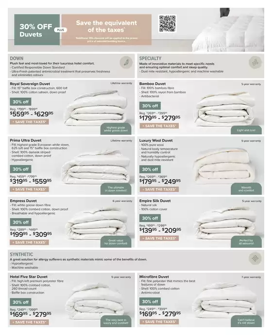 White Sale up to 65% OFF