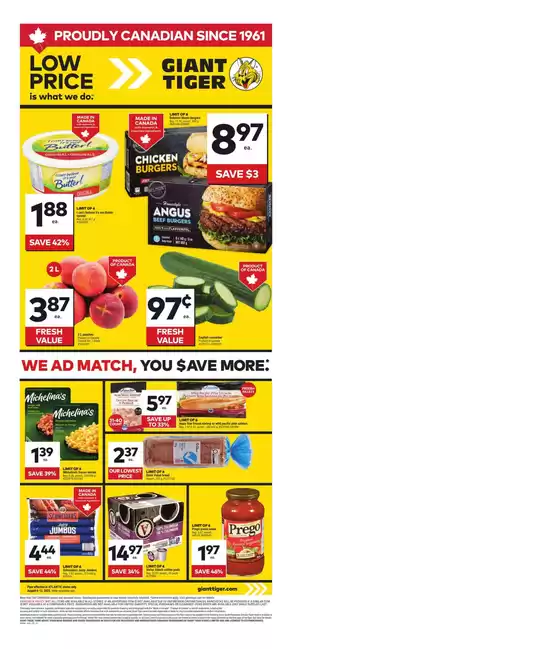 Giant Tiger catalogue in Thetford Mines | Offers for bargain hunters | 2025-08-06T00:00:00.000Z - 2025-08-12T00:00:00.000Z