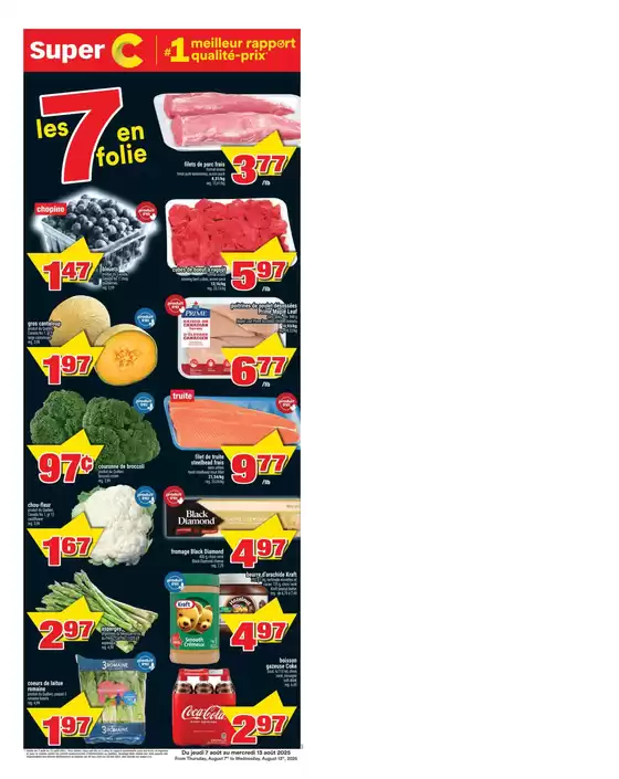 Super C catalogue in Shubenacadie | Attractive special offers for everyone | 2025-08-07T00:00:00.000Z - 2025-08-13T00:00:00.000Z