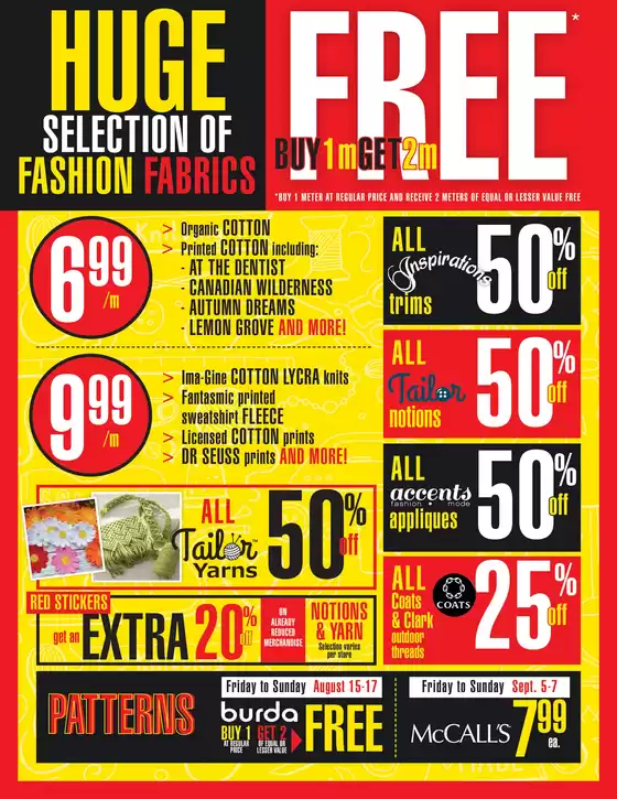 End of season sale 