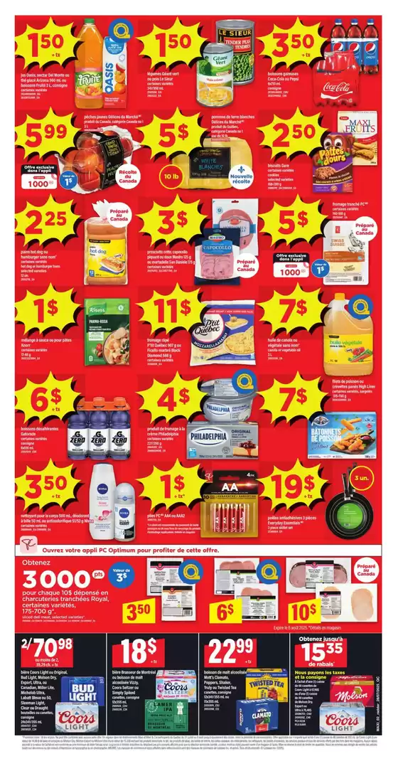 Maxi on écrase les prix!