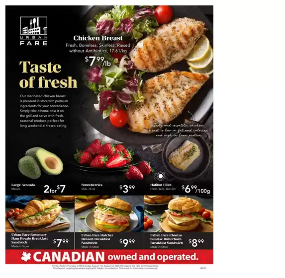 Urban Fare catalogue in Clearwater | Weekly Flyer | 2025-08-07T00:00:00.000Z - 2025-08-13T00:00:00.000Z
