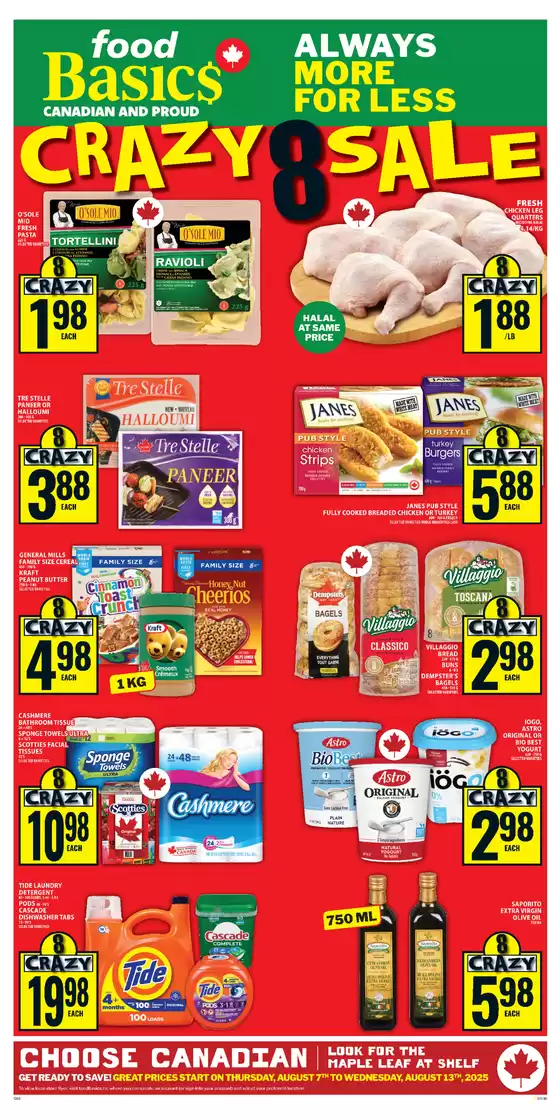 Food Basics catalogue in Clearwater | Food Basics weekly flyer | 2025-08-07T00:00:00.000Z - 2025-08-13T00:00:00.000Z