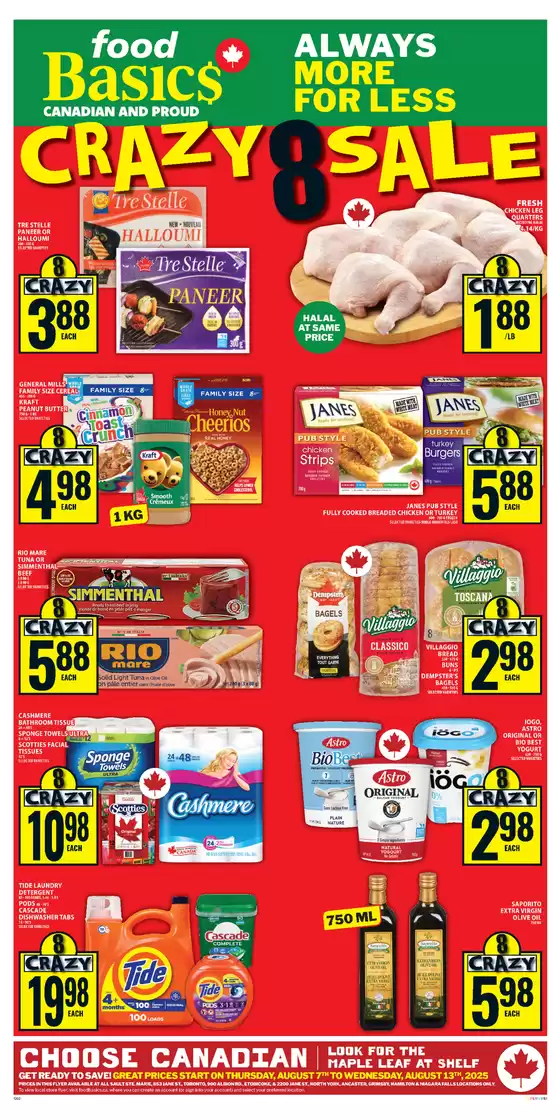 Food Basics catalogue in St. Catharines | Discover attractive offers | 2025-08-07T00:00:00.000Z - 2025-08-13T00:00:00.000Z