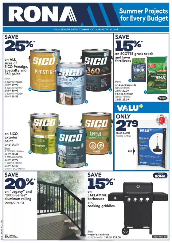 RONA catalogue in Wolfville | Great offer for all customers | 2025-08-07T00:00:00.000Z - 2025-08-20T00:00:00.000Z
