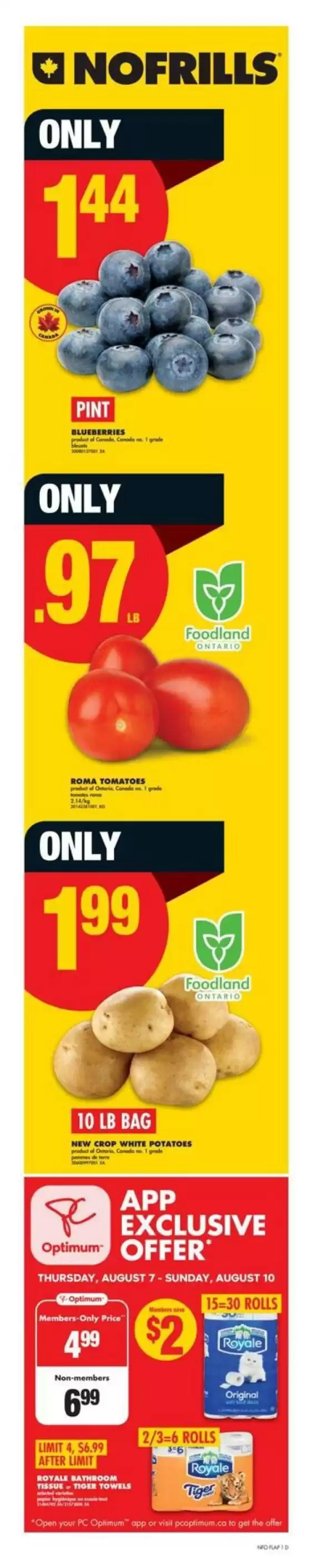 No Frills catalogue in Killaloe | No Frills Weekly ad | 2025-08-07T00:00:00.000Z - 2025-08-13T00:00:00.000Z