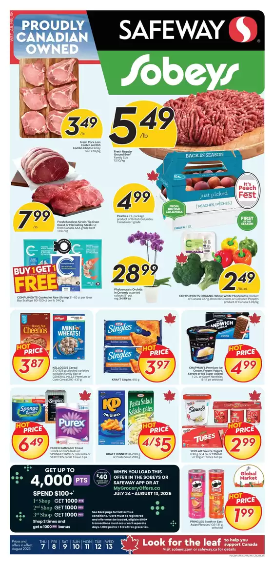 Sobeys catalogue in St. Catharines | Top offers for all bargain hunters | 2025-08-07T00:00:00.000Z - 2025-08-13T00:00:00.000Z