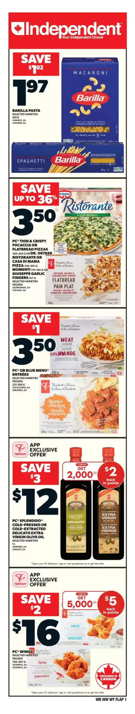 Independent Grocer weeky flyer