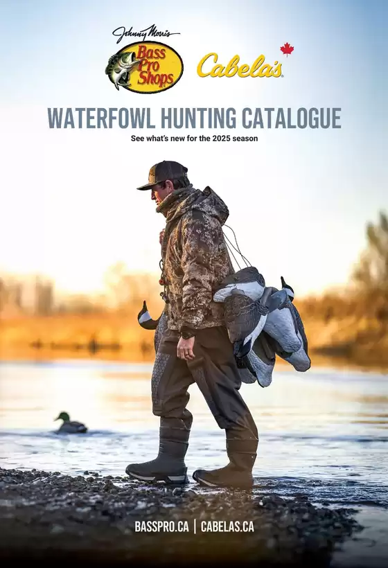 Bass Pro Shop catalogue in Prince Albert | Bass Pro Shops Waterfowl Hunting Catalogue July 29 to September 10 | 2025-08-06T00:00:00.000Z - 2025-09-10T00:00:00.000Z
