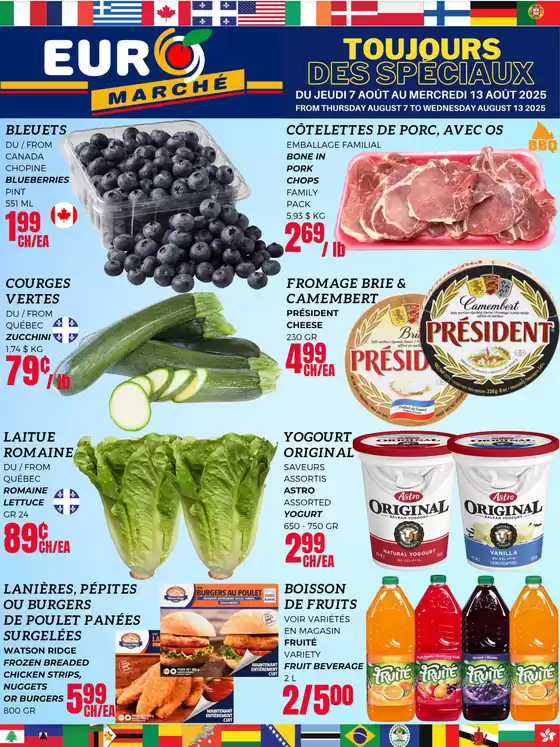 Euromarché catalogue in Wesleyville | Discover attractive offers | 2025-08-07T00:00:00.000Z - 2025-08-13T00:00:00.000Z