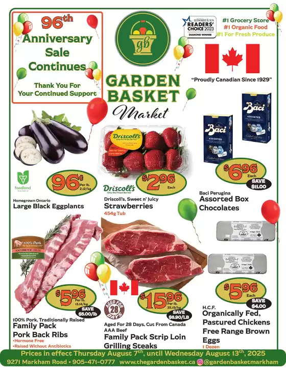 The Garden Basket catalogue in Saint-Hilarion QC | The Garden Basket | 2025-08-07T00:00:00.000Z - 2025-08-13T00:00:00.000Z