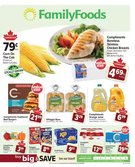 Family Foods catalogue in Fraser Lake | Family Foods weekly flyer | 2025-08-07T00:00:00.000Z - 2025-08-13T00:00:00.000Z