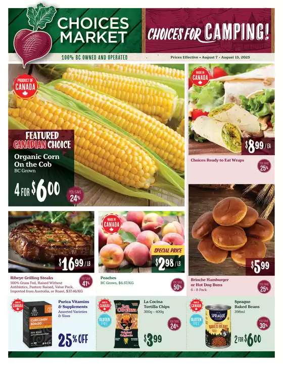 Choices Market catalogue in Saint-Hilarion QC | Choices Market weekly flyer | 2025-08-07T00:00:00.000Z - 2025-08-13T00:00:00.000Z