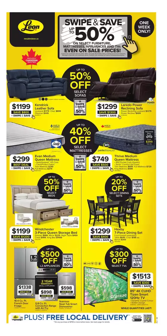 Leon's catalogue in Gretna | Corporate Stores | 2025-08-07T00:00:00.000Z - 2025-08-13T00:00:00.000Z