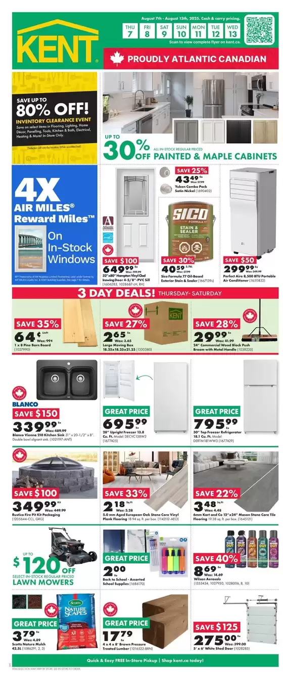 Kent catalogue in Saint-Hilarion QC | Kent Weekly ad | 2025-08-07T00:00:00.000Z - 2025-08-13T00:00:00.000Z