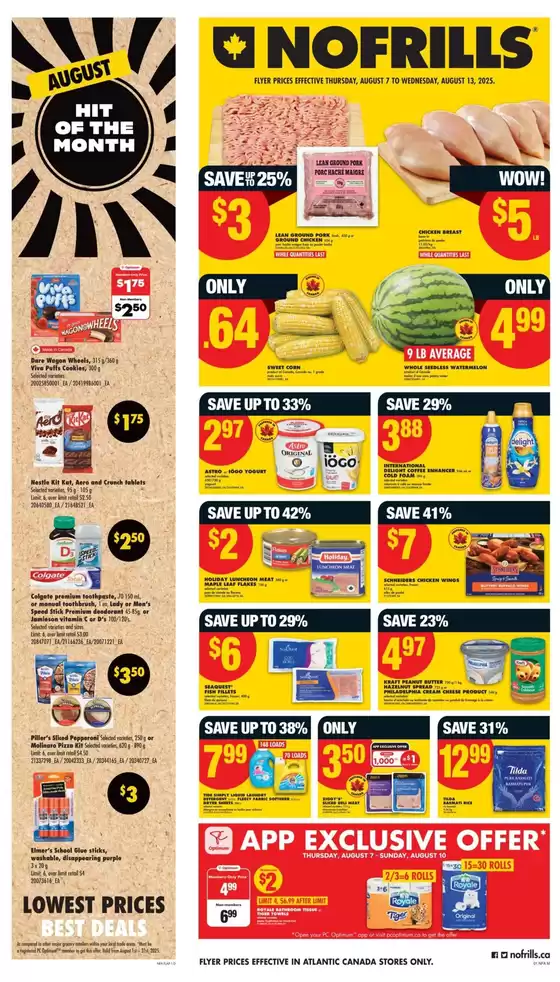 No Frills catalogue in Killaloe | Current deals and offers | 2025-08-07T00:00:00.000Z - 2025-08-13T00:00:00.000Z