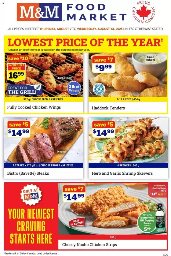 M&M Meat Shops catalogue in Killaloe | M&M Meat Shops weekly flyer | 2025-08-07T00:00:00.000Z - 2025-08-13T00:00:00.000Z